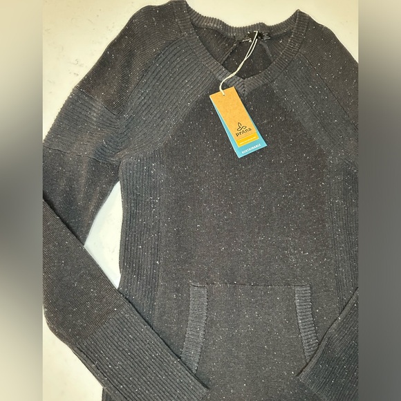 NWT prAna Avalone Dress in Charcoal - Picture 3 of 12